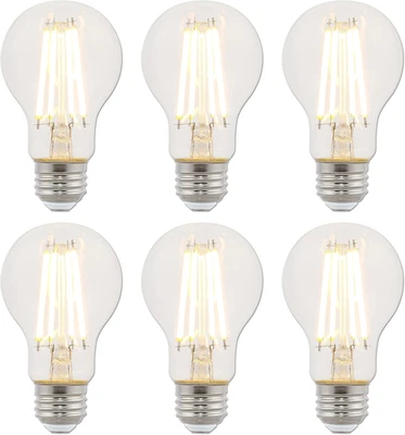 5167220 8 Watt (75 Watt Equivalent) A19 Dimmable Clear Filament LED Light Bulb,  - Image 1 of 4