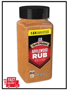 McCormick Applewood Grill Mates Rub, 10 oz - Flavorful Seasoning for BBQ - Bild 1 von 2
