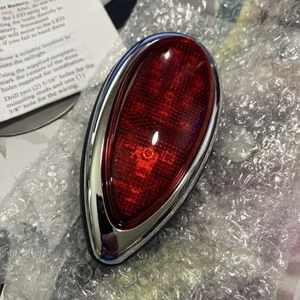 Technostlgia USA - 1938-39 Ford Taillight - Red LED w/Chrome Bezel - New - Picture 1 of 10
