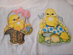 Vintage Beistle Easter Cardboard Cut Outs 1977 - 1981 6 piece - Picture 1 of 12