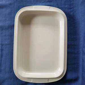Microondas convencional Tupperware Ultra 21 tostador poco profundo 1-3/4 cuartos #1741 EE. UU. - Imagen 1 de 6
