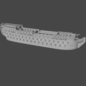 1/700th French Océan-class 1st rate (118 guns), 1788-1882 - Picture 1 of 2