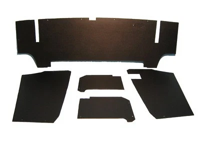 New Black OE Type 5 Piece Trunk Panel Kit for Triumph TR6 1969-76 Made in UK - Изображение 1 из 1