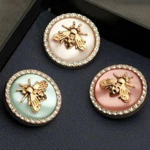 6pcs Bee Metal Flower Buttons for Women Dress Coat Suit Cardigan Sewing Butt$f - Picture 1 of 21