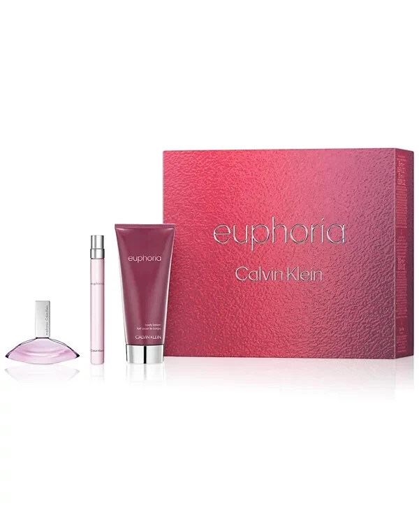 Calvin Klein Euphoria Edition 3 peças conjunto de presente para ela e frete grátis - Imagem 1 de 4