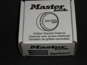 MASTER LOCK 6271KAW700A HIDDEN SHACKLE PADLOCK - NEW - Picture 1 of 5