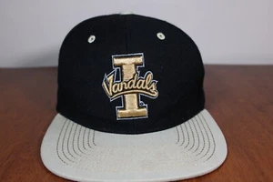Idaho Vandals Hat Cap Adult Black Gold Snap Back Wool Zephyr NCAA Football - Picture 1 of 10