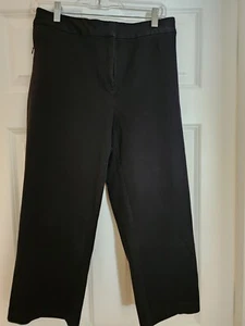 Alfani Damen schwarz mittelhoher bis hoher Bund Cropped Bürohose Übergröße 2X oder 18 - Bild 1 von 2