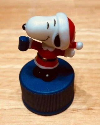 Snoopy Pepsi Bottle Cap Japan Peanuts - Weihnachten - Snoopy mit Becher - Bild 1 von 3