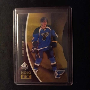 2010-11 SP Authentic Holo FX Die-Cut David Perron #FX12 - Picture 1 of 2