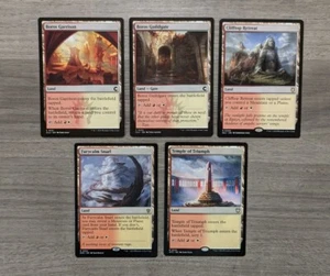 MTG Magic Set of 5 Boros Dual Lands EDH Commander Deck Staples Red White Mana - Picture 1 of 1