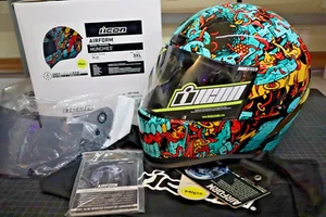 Icon Airform Full-Face Helmet Mips, MUNCHIES 0101-17046 BLUE,  Size: 3XLarge - Picture 1 of 13
