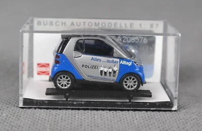 BUSCH 46120 (H0, 1:87) Smart Fortwo 07 »Polizei« - NEUWARE! - Bild 1 von 4