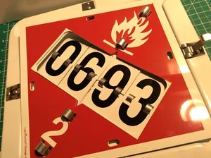 8 Legend Flip Placard System for Tankers, Man Cave 13.5" x 13.5" New - Picture 1 of 11