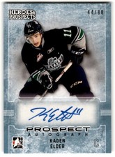 2014-15 In The Game Heroes & Prospects Silver Kaden Elder Auto /80 #PA-KE1