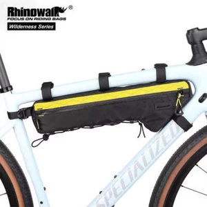 Rhinowalk Frame Crossbar Bag | Water-Resistant Triangle Bag for 17"+ Bikes - Imagen 1 de 9