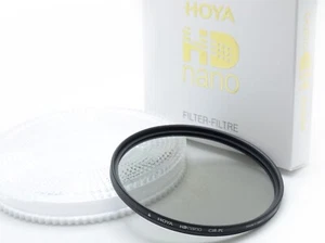 HOYA HD NANO 55mm Circular Polarizer -16 layer Ultra-Hard Nano-Coated Optical - Picture 1 of 5
