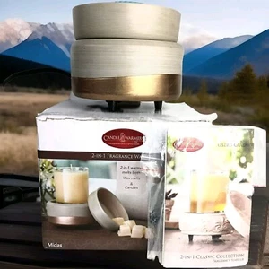 Midas 2-In-1 Candle and Fragrance Warmer For Candles And Wax Melts - Picture 1 of 3