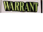 set of 2 LARGE Warrant Rock Concert Band IRON ON Patch - OFFICIAL LICENSED 10