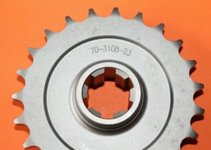 PIÑÓN DE MOTOR TRIUMPH PRE UNIT 5T 6T T100 T110 T120 23T 70-3108 HECHO EN EL REINO UNIDO - Imagen 1 de 2