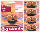 10x HOMEBASE 22mm Solder Ring STOP END Hot Cold Mains Water COPPER Fitting