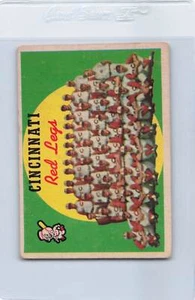 1959 Topps #111 Cincinnati Red Legs Team VG *6328 - Bild 1 von 2