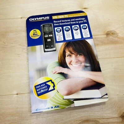 NEW Olympus Voice Recorder VN-7600 PC - Image 1 of 3