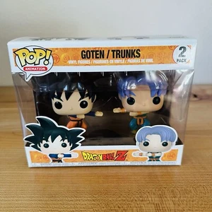 Funko Pop Vinilo Dragon Ball DBZ Paquete de 2 Goten y Trunks Caja Fusión Almuerzo Exclusivo - Imagen 1 de 7