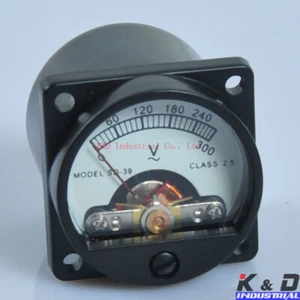 1pc 300V AC Panel Meter Warm Light Tube Amplifier Volt Voltage VU Meter - Picture 1 of 6