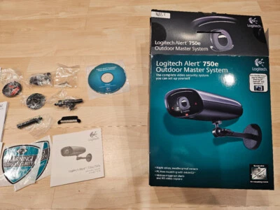 Logitech Alert 750e Outdoor Master - Sistema de seguridad de visión nocturna con caja original Foto 1 de 4