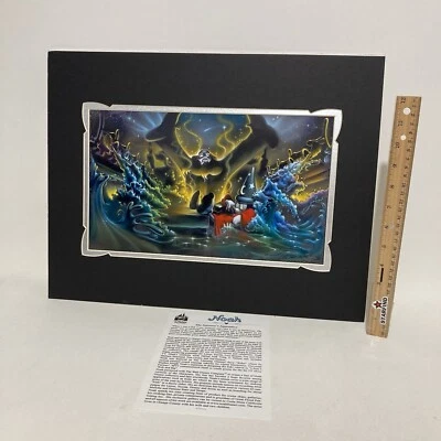 Disney’s Fantasia Noah Fine Art Print The Great Flood Mickey Mouse NoFrame SEE⭐️ - Image 1 of 4