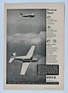 Piper Twin Engine Apache Vintage 1959 Practical Sport Original Print Ad - Picture 1 of 4