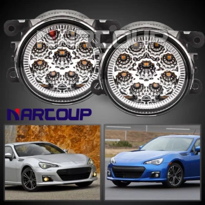 Fog Driving Light Lamp Left LH RH Right PAIR for 16-17 Subaru Crosstrek - Image 1 of 4