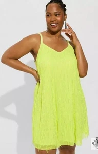 New Torrid size 6 Mini Sequin Fringe Dress - Bild 1 von 6
