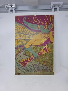 Quick Silver, Grass Roots and  Mad River Poster 1967 BILL Graham #87 - Foto 1 di 6