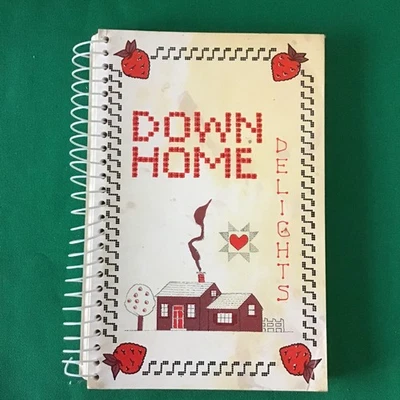 Linda Hagedorn SIGNED Family Cookbook Vtg TV& Tupperware exec TEA South Dakota - Image 1 of 4