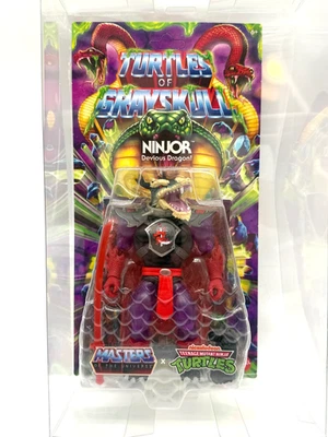 "Figura de acción Turtles of Grayskull TMNT x MOTU Origins NINJOR 6""" Foto 1 de 4