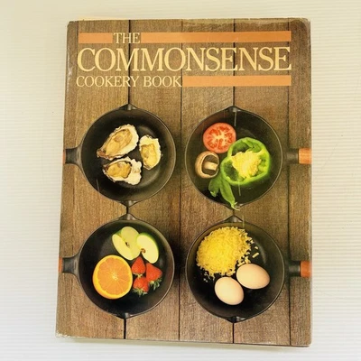 The Commonsense Cookery Book Classic Australian Recipes Cookbook Vintage 1986 - image 1 of 4