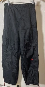 Vintage Nike Track Pants Black Baggy Men's S Mesh lined Vented RN#56323 - Picture 1 of 12