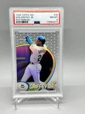 POP 1 💎 Ken Griffey Jr 1998 Topps TEK #30 Pattern 80 PSA 8  Mariners HOF MVP - Image 1 of 2
