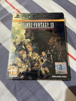 PS4 Final Fantasy XII The Zodiac Age Limited Steelbook Edition New Sealed - Image 1 of 2