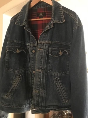 RRL 3-star DOUBLE RL Insulated Jean Jacket size Large - Image 1 of 4