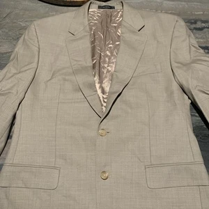 Lauren Ralph Lauren Men's 40R Suit Jacket Sport Coat Blazer Brown Tan Wool - Picture 1 of 10