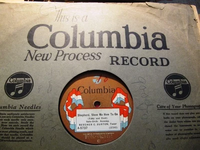 BEECHER C. BURTON 1915 Mary Baker Eddy CHRISTIAN SCIENCE HYMN Shepherd Show 5737 Foto 1 de 3