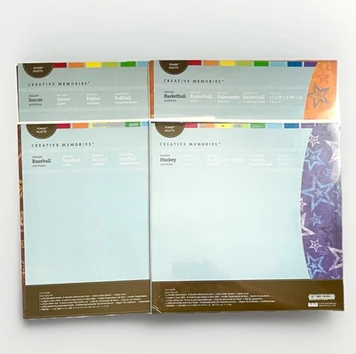 Creative Memories Power Palette Primary Sport Additions 12x12 Double Side Paper - Image 1 of 4