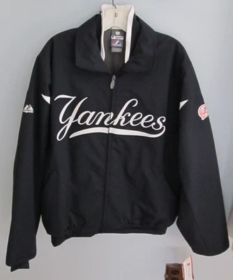 Nuevo con etiquetas Majestic MLB New York Yankees talla M de colección Chaqueta THERMA BASE Cremallera Completa Negra Foto 1 de 4