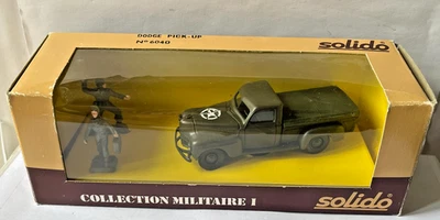 Solido Militare I 1/43 Rif 6040 Dodge Pick-Up Us Army WW2 + 2 Soldati C29 - Immagine 1 di 3