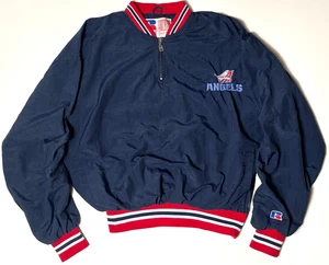 Russell Windwear ~ Anaheim Angels Pullover Windbreaker ~ Men's L ~ Vintage Korea - Picture 1 of 8
