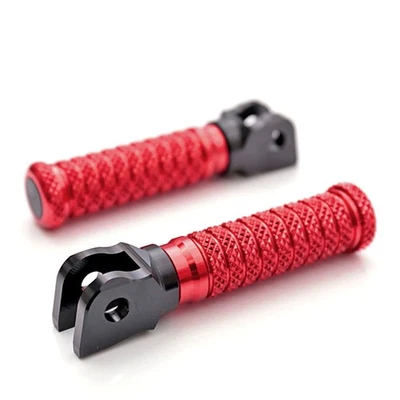 Estriberas delanteras CNC POLE rojas para Suzuki GSX-R250 GSX250R 17 18 19 Foto 1 de 4