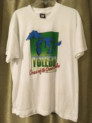 Camiseta De Colección Toledo Ohio “Oasis Of The Great Lakes” Screen Stars Mejor XL EE. UU. Foto 1 de 4